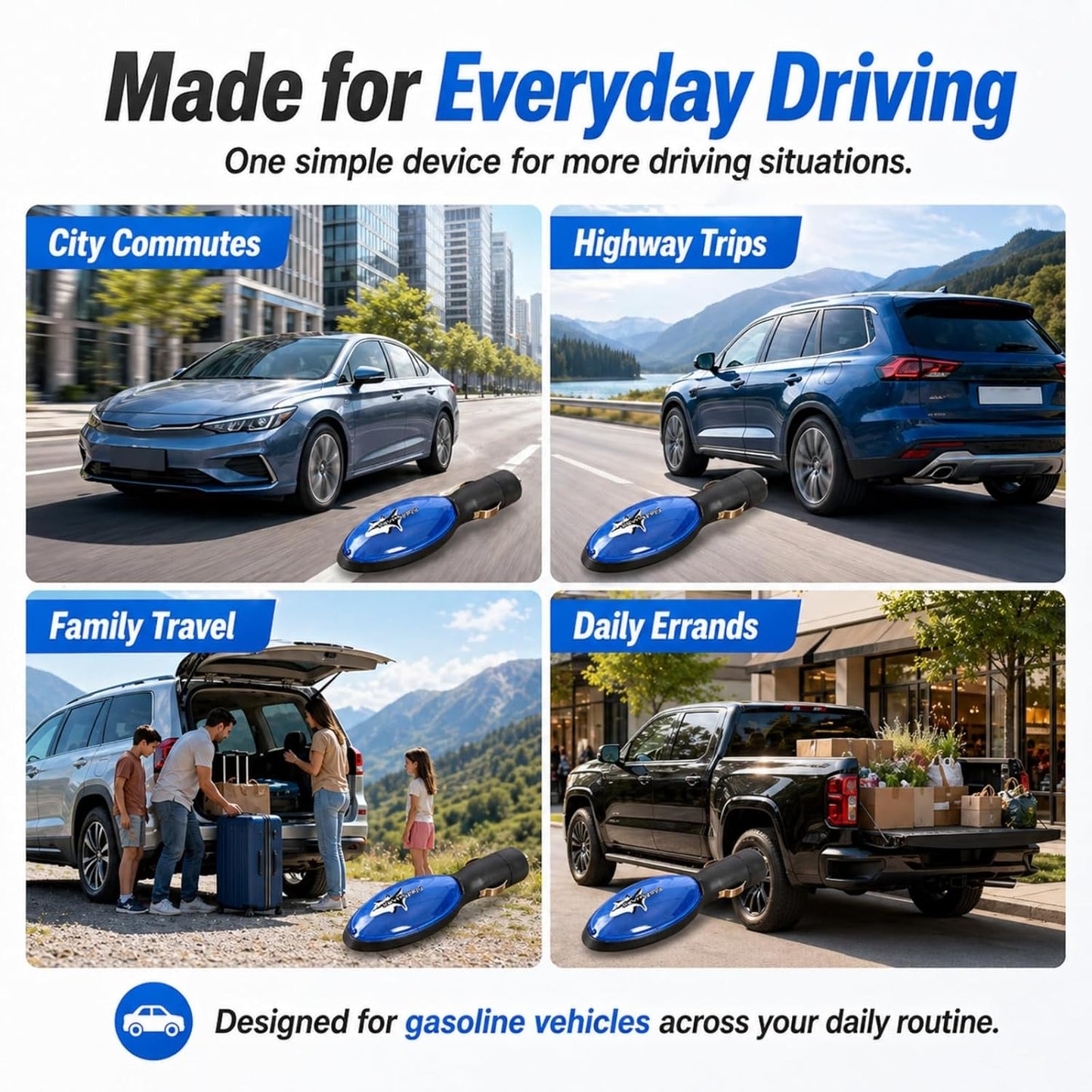š 2026 New Upgrade FuelShark Fuel Sync Device ā Automotive Gas Saver for Cars & Trucks, Spill Saver