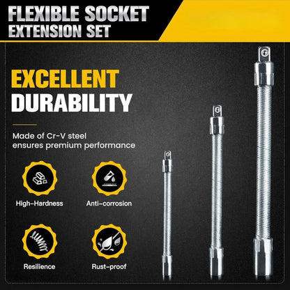 Flexible Socket Extension Set