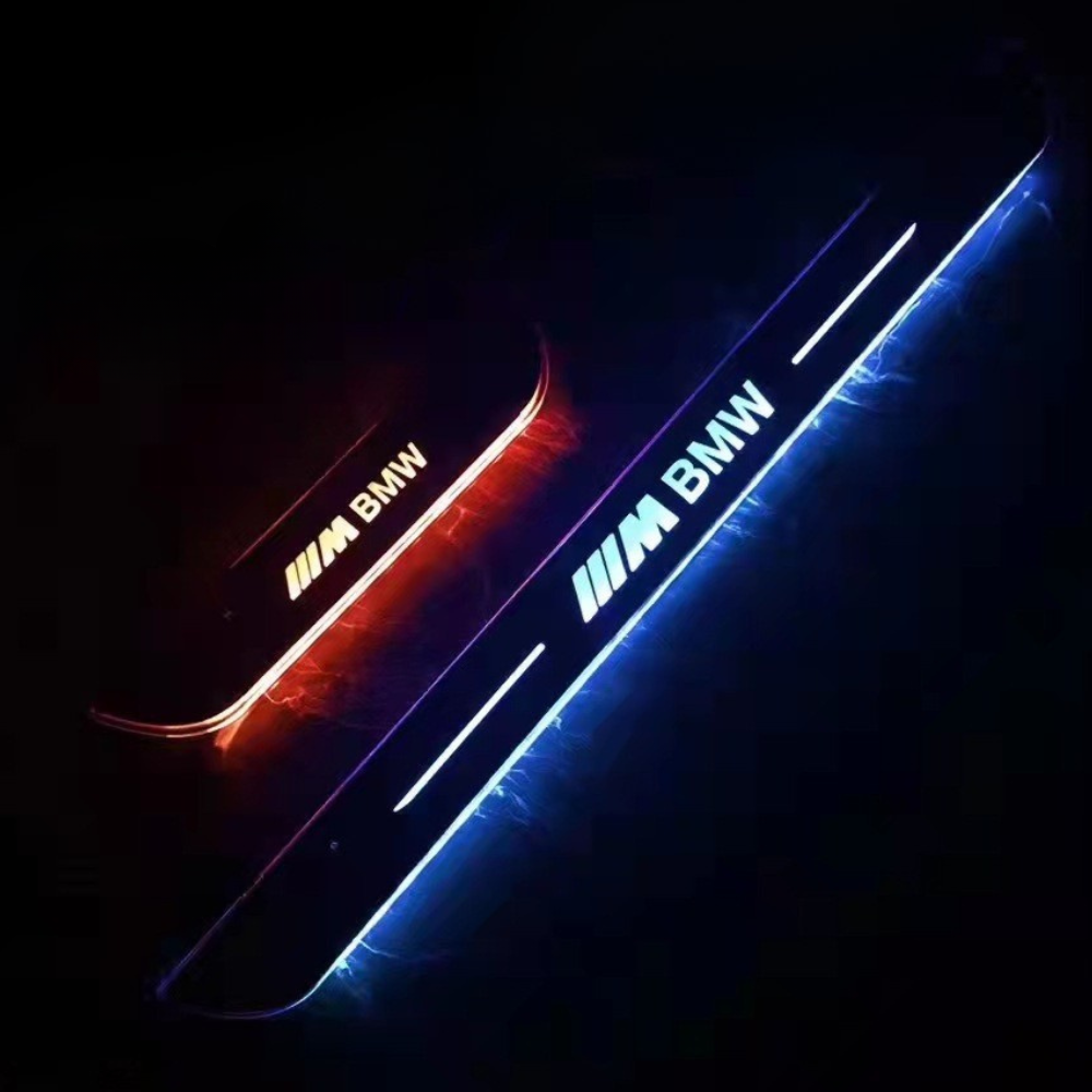 Pack of 2 LED Car Door Sill Plates