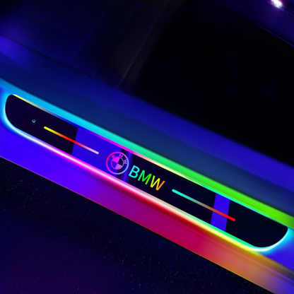 Pack of 2 LED Car Door Sill Plates