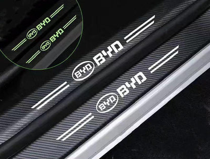 Car glow-in-the-dark door sill strip  ( 4PCS )