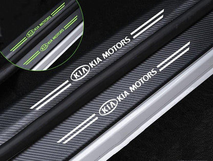 Car glow-in-the-dark door sill strip  ( 4PCS )