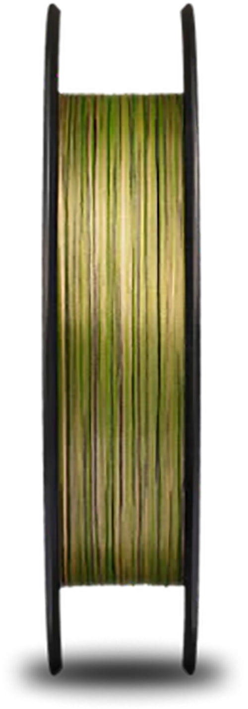 X-Braid X8 Finesse Multicolor Green w/White Markings Braid - 165 Yard Spool
