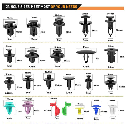 SnapForge Auto Body Fasteners Kit & Fastener Remover